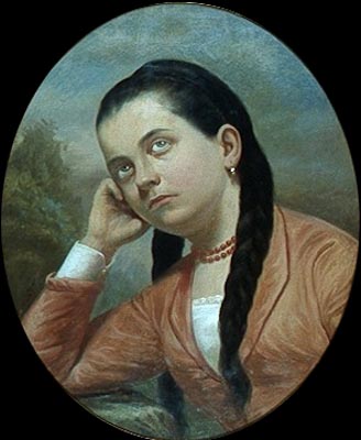 Portrait of a young woman